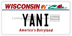 YANI  license plate in WI