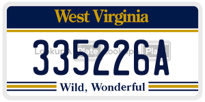 335226A  license plate in WV