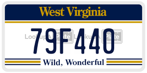 79F440  license plate in WV