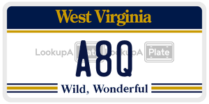 A8Q  license plate in WV