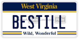 BESTILL  license plate in WV