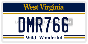 DMR766  license plate in WV