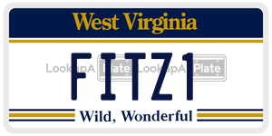 FITZ1  license plate in WV