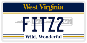 FITZ2  license plate in WV