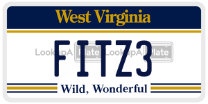 FITZ3  license plate in WV