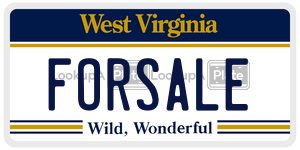 FORSALE  license plate in WV