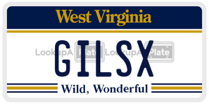GILSX  license plate in WV