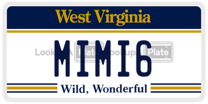 MIMI6  license plate in WV