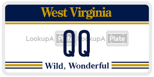 QQ  license plate in WV