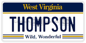 TH0MPS0N  license plate in WV