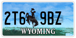 2T69BZ  license plate in WY