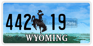 44219 license plate in Wyoming